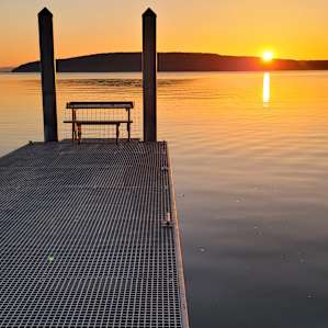 Gorgeous sunset at West Beach