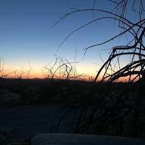Sunrise from the platform!