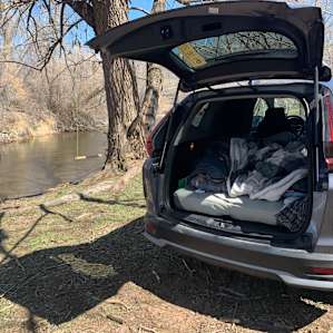 Set up camp right next to the river!