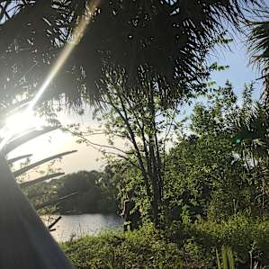 Great camping by private lake.