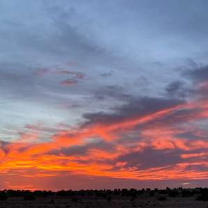Sunset at the site!