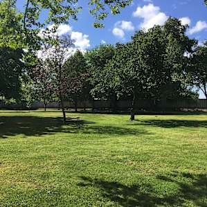 peaceful and green