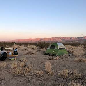 Set up around sunset