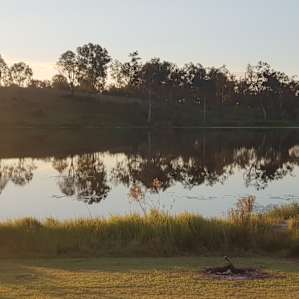 (7) Over looking the lake camp