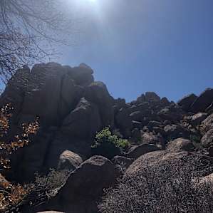 East Lizzard Mountain camp site.