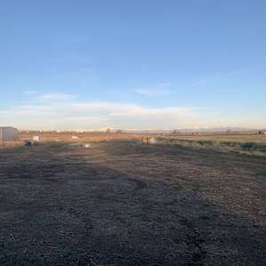 View of the Rockies form the site. Sunsets were great!