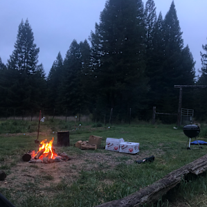Campfire at site #4