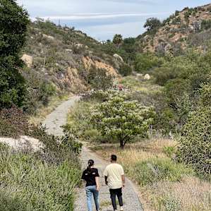 Road near the property.