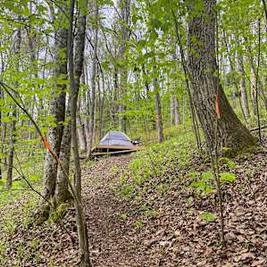 "David's Dugout" Tent Camp Platform