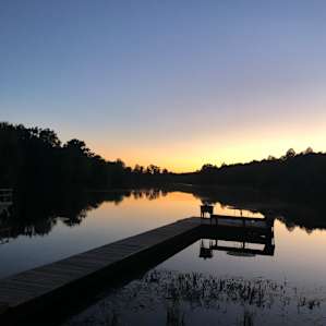 Baker’s pond at sunset