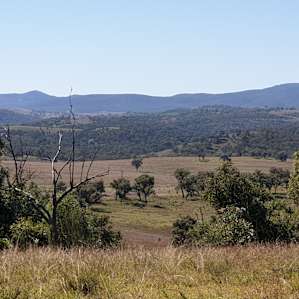 The view across the valley