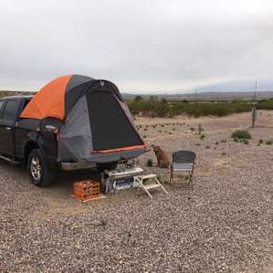 Camp setup w view