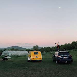 Sugar woods tent platform