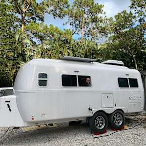 Easy to level our camper