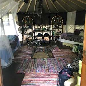 The awesome yurt.