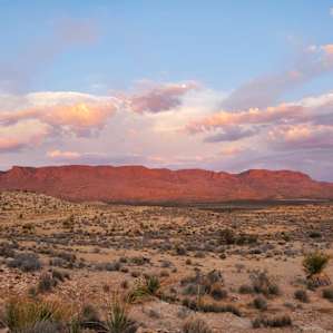 Sunset colors on 9 point mesa