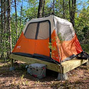Grandmother Pine Tent Deck