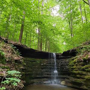 Big waterfall.