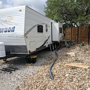 RV camping in the hill country