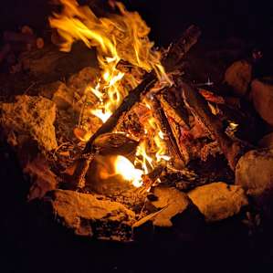 It was so nice to have so much firewood already cut up and available for our use at the sight