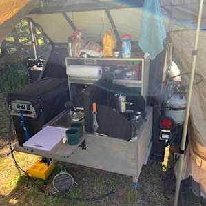 RV Camper Site on the Farm