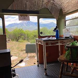 Bus with a View at Sage View Ranch