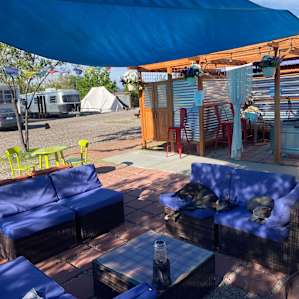 Fire pit and communal area