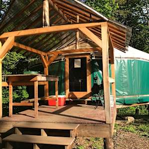 Hand Crafted Yurt in the forest