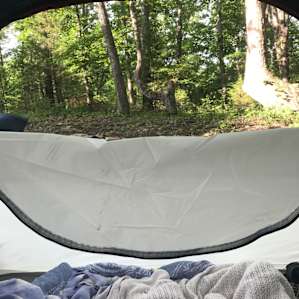 Creek-side tent camp