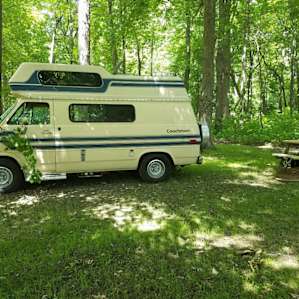 Parked my van to try and block one of my very close neighbors.