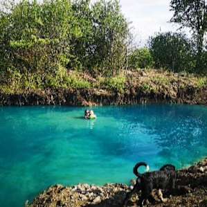 The swimming hole aka "The Blue Lagoon"