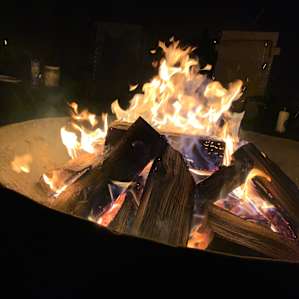 Loved the giant fire pit!