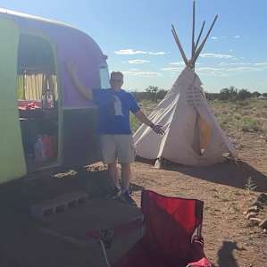 Star Gazer at the Vintage Camper