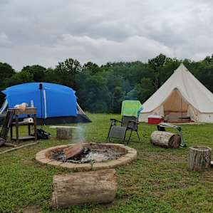 Laurel Highlands Hemp campsite