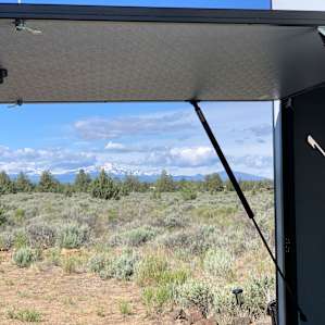 View from the outdoor kitchen