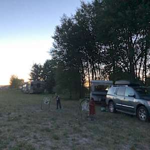 I wish you could hear how peaceful this campsite is.