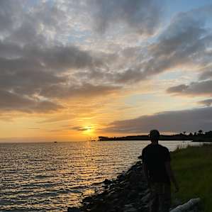 Sunset on the bay