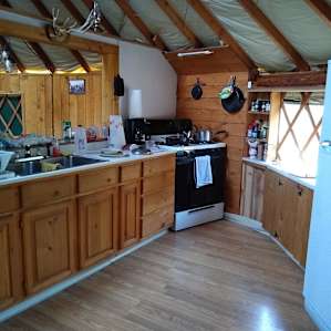 Kitchen had everything needed, and other visitors had left supplies as well. There's also a grill on the south deck.