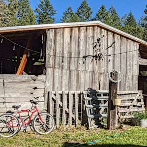 Barn kitchen with lots of space and places to sit