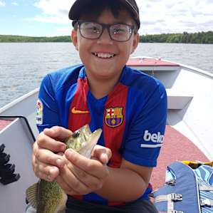 This was the smallest fish we caught. We caught great fish