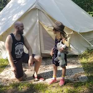Fun yurt time!
