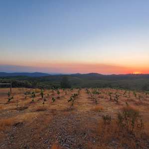 Sunset view from site #2.