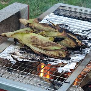 Corn on the cob on the grill!
