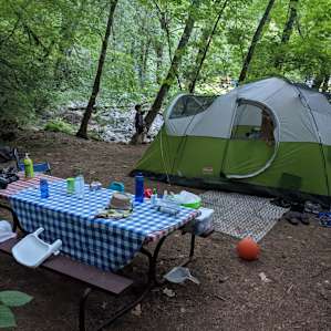 Site #12 with our tent