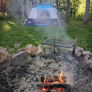 Campground and tent
