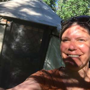 Solo night at the Yurt