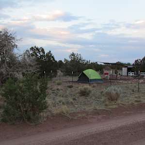 large view of camping area
