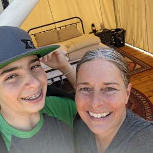 Rare selfie with son!