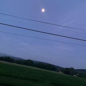 We were lucky enough to be there for a full moon! Great stargazing too!