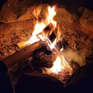 Tent Camping on Beautiful Hillside